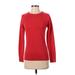 French Connection Pullover Sweater: Red Solid Tops - Women's Size Small