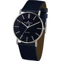 Solaruhr JACQUES LEMANS "Eco Power Solar Apple, 1-2113C" Armbanduhren blau (dunkelblau) Herren Solaruhren