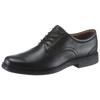 Schnürschuh CLARKS "Aldric Lace", Herren, Gr. 45, schwarz, Leder, elegant, Schuhe, mit weicher Lederinnensohle, Freizeitschuh, Halbschuh, Schnürschuh