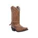 Women's Knot In Time Mid Calf Boot by Dan Post in Tan (Size 10 M)