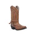 Women's Knot In Time Mid Calf Boot by Dan Post in Tan (Size 6 1/2 M)