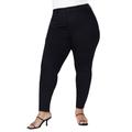 Plus Size Women's The Morgan Super Stretch Skinny Jean by ELOQUII in Black Rinse (Size 24)