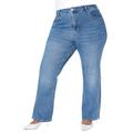 Plus Size Women's The Flare Jean by ELOQUII in Medium Wash Denim (Size 16)