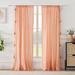 Monterrey Curtain Panels-Set Of 2- With Tiebacks And Tassels by Greenland Home Fashions in Coral
