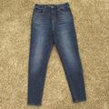 American Eagle Outfitters Jeans | American Eagle Jeans Women's 8 Dark Wash Curvy Highest Rise Jegging Denim | Color: Blue | Size: 8