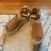 Free People Shoes | Free People Espadrilles Wedges. Never Worn, Size 9 (40) | Color: Tan | Size: 9