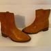 J. Crew Shoes | Euc J Crew Brown Leather Slip On Bootie Size 6 | Color: Brown/Tan | Size: 6
