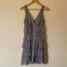 J. Crew Dresses | Nwt Op J. Crew Silk Ruffle Empire Waist Zadie Dress | Color: Gray | Size: 0p