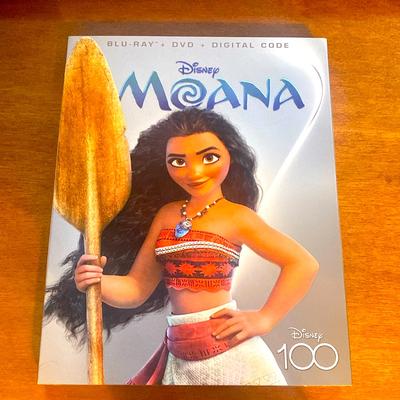 Disney Media | Nwt Disney 100 Moana Blu + Ray + Dvd | Color: Blue/Gray | Size: Os