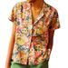 Anthropologie Tops | Anthropologie Pilcro Multicolor Floral Voile Button Down Surf Camp Shirt, Size S | Color: White/Yellow | Size: S