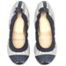 J. Crew Shoes | Jcrew Mila Cap Toe Leather Ballet Flats | Color: Gray | Size: 9.5