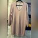 Madewell Dresses | Madewell Beige Medium Dress Long Sleeves Loose Fit, Preowned | Color: Cream | Size: M