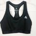 Adidas Intimates & Sleepwear | Adidas | Techfit Climalite Black Racerback Sports Bra Women’s Size Large | Color: Black/Silver | Size: L