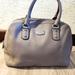 Michael Kors Bags | Euc Michael Kors Light Gray Leather Handbag Tote Purse | Color: Gray | Size: Large