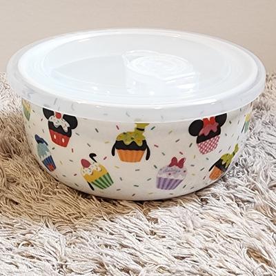 Disney Kitchen | Disney Park Treats Ceramic Food Storage Container Bowl Mickey Mouse Small Nwt | Color: White | Size: Small