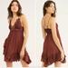 Free People Dresses | Free People One Adela Slip Mocha Brown Size Medium | Color: Brown | Size: M