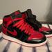 Nike Shoes | Air Jordan 1 Retro High Og Gs ‘Patent Bred’ | Color: Black/Red | Size: 4b