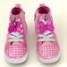 Disney Shoes | Disney, Minnie Mouse Girl’s Pink, Lace-Up, Light-Up High Top Sneakers Barbiecore | Color: Pink/White | Size: 8g