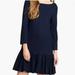 Kate Spade Dresses | Kate Spade Striped Burke Dress Ruffles 8 | Color: Blue | Size: 8