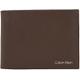 Calvin Klein Men Wallet Concise Trifold Small, Brown (Java), One Size