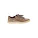 FRYE Sneakers: Tan Solid Shoes - Women's Size 6 - Round Toe