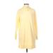 The Drop Casual Dress: Yellow Dresses - Women's Size Small