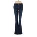 7 For All Mankind Jeans - High Rise: Blue Bottoms - Women's Size 26