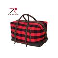 Rothco Extended Weekender Bag Red Plaid 9086-RedPlaid