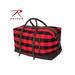 Rothco Extended Weekender Bag Red Plaid 9086-RedPlaid