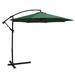 Winston Porter Imogen 10' x 10' Cantilever Umbrella Metal in Green | Wayfair 3BE1A4D33A034D0BA3A963B72C4D2137