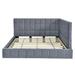 Mercer41 Teisha Daybed Upholstered/Velvet in Gray | 30.7 H x 59.8 W x 81.1 D in | Wayfair F65BA917E4064AADA6B93434CE5222DB