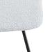 Ebern Designs Breeauna Dining Chair Upholstered/Metal in White | 32.61 H x 17.31 W x 17.11 D in | Wayfair 1F99896E54F44A3186A4D996F6F53310