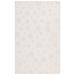 White 108 x 72 x 0.625 in Indoor Area Rug - Wrought Studio™ Cambridge 147 Area Rug In Ivory Wool | 108 H x 72 W x 0.625 D in | Wayfair