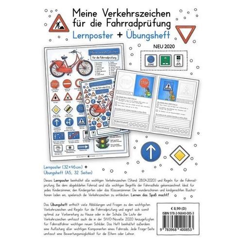 Meine Verkehrszeichen Für Die Fahrradprüfung- Mit Den Neuen Verkehrszeichen, M. 1 Buch, M. 1 Beilage - E&Z-Verlag GmbH, Gebunden