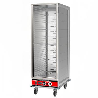 MoTak MHP-F-N-C Full Height Non-Insulated Mobile Heated Proofing Cabinet w/ (36) Pan Capacity, 120v, 36 Pan Capacity, Clear Door