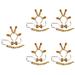 5 Sets Adorable Animal Costumes Kindergarten Kids Costumes Decorative Giraffe Costumes