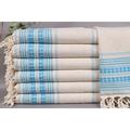 Monogram Hand Towel Bathroom Hair Towel Turquoise Towel 20x40 Inches Linen Towel Personalized Gifts Decorative Towel Guest Towel