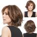 European and American Wig Female Short Curly Hair - Fashion Women s Sexy Full Wig in Brown with Short and Curly Styling Fashion Women s Sexy Full Wig Short Wig Curly Wig Styling Cool Wig