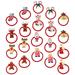 20 Pcs Girl Boots Hair Ribbons Daughter Gifts Elastic Hair Band Children s Christmas Antler Hair Clip Elasticity Antlers Plastic Rubber Band Miss Child