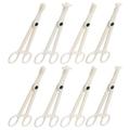 8pcs Body Piercing Clamps Disposable Septum Forceps Body Piercing Pliers Piercing Tools