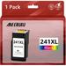 PG-240XL CL-241XL Ink Cartridge Replacement for Canon 240XL 241XL Combo Pack for Ink 240 241 High Capacity for PIXMA MG3620 MG3600 TS5120 MX472 Printer (1 Tri-Color)