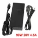 90W AC Adapter Laptop Charger for Lenovo ThinkPad Yoga 260 370 T470 T450s T460s