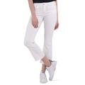 Replay Damen Jeans Schlaghose Faaby Flare Crop Comfort-Fit mit Power Stretch, Weiß (Natural White 100), W31