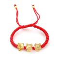 pulunto 2024 Year Of The Dragon Red String Bracelet Dragon Year Bracelet Lucky Dragon Couple Bracelet Handwoven Adjustable Bracelets Chinese New Year Jewelry Gifts H1V5