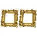 2pcs DIY Mini European Style Photo Frame Phone Case Decor Miniature Picture Frame Ornaments