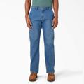 Dickies Men's Flex Regular Fit Carpenter Utility Jeans - Light Denim Wash Size 40 30 (DU601)