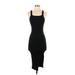 Abercrombie & Fitch Casual Dress - Midi: Black Print Dresses - Women's Size X-Small Tall