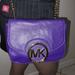 Michael Kors Bags | Michael Kors Purple Fulton Crossbody Leather Bag. Euc | Color: Purple | Size: Os