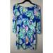 Lilly Pulitzer Dresses | Lilly Pulitzer Sophie Dress 3/4 Sleeves Size Xs Colorful Paisley Stretch Blue | Color: Blue | Size: Xs