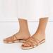 Madewell Shoes | Madewell Women Tan Woven Leather Strappy Kathryn Espadrille Slide Sandals | Color: Brown | Size: Various